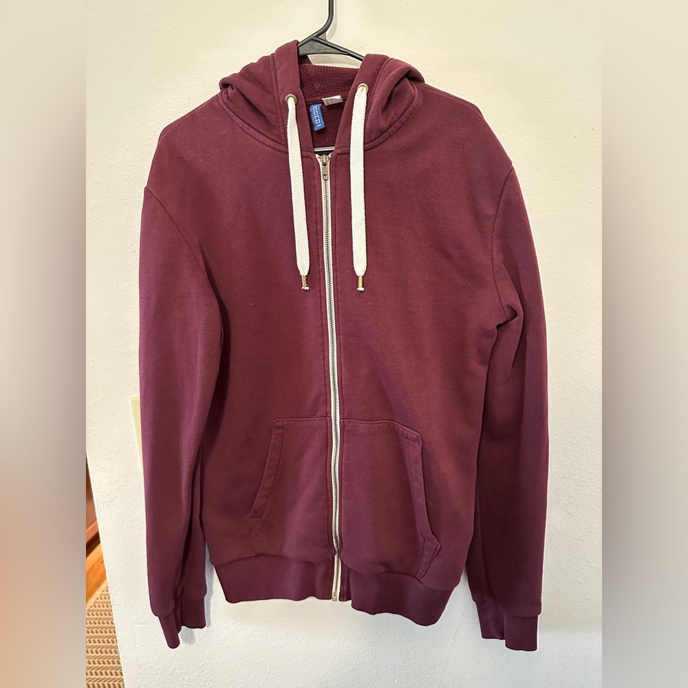 H&M Zip-Up Hooded Sweatshirt
